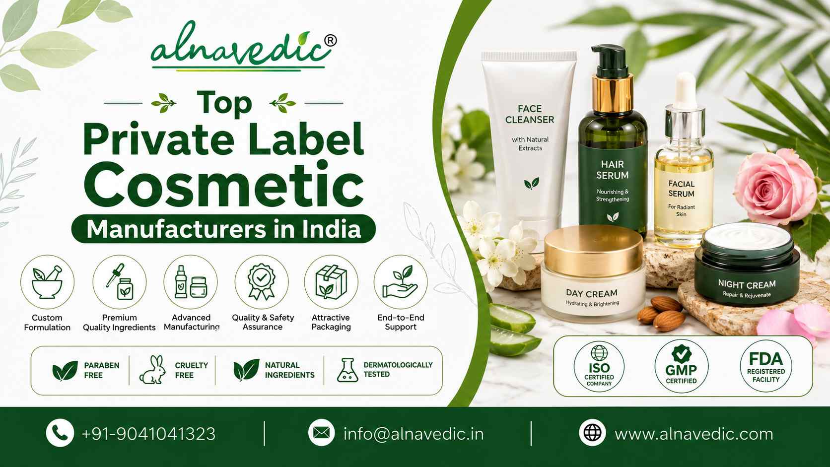 top 10 private label cosmetic manufacturers in india
