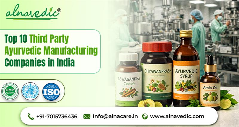 Top 10 Third Party Ayurvedic Manufacturing Companies in India